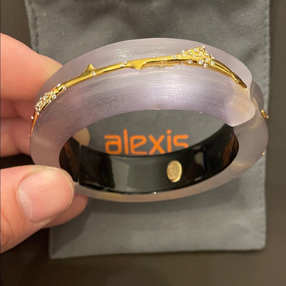 Alexis Lavender and Gold Bangle
